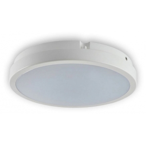 230V LED PLAFOON / VALGUSTI TORO VALGE ÜMAR 24W NEUTRAALVALGE 4000K Ø280 IP65 KOBI