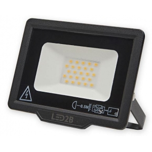 230V LED PROZEKTOR MH 20W 1600LM 130X143MM SOE VALGUS. MUST IP65 A++ LED2B
