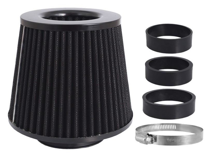 KOONUSFILTER MUST 155X130X120MM + ADAPTERID 60. 63. 70MM CARMOTION