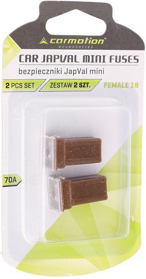 KAITSE JAPVAL MINI FEMALE 18 70A 2TK BLISTER CARMOTION