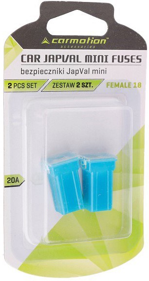 KAITSE JAPVAL MINI FEMALE 18 20A 2TK BLISTER CARMOTION