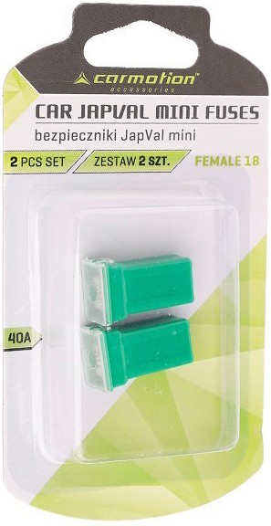 KAITSE JAPVAL MINI FEMALE 18 40A 2TK BLISTER CARMOTION