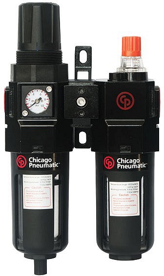 FILTER-REGULAATOR-ÕLITAJA 1 / 2". 2640L / MIN. 0-15BAR BSP-KEERE CHICAGO PNEUMATIC