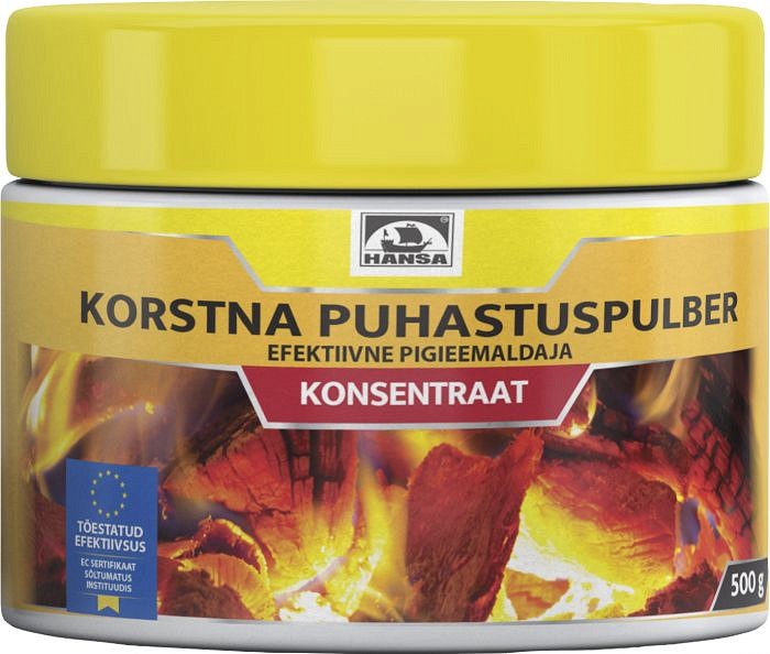 KORSTNA PUHASTUSPULBER 0.5KG. 105X90MM