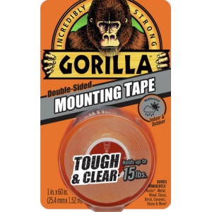 GORILLA TEIP "MOUNTING CLEAR" 25.4MM X 1.52M NORDIC