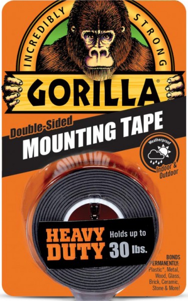 GORILLA TEIP "MOUNTING BLACK" 25.4MM X 1.52M NORDIC