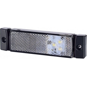 LD127 KÜLJETULI LED VALGE 12 / 24V 0.5M JUHE 130X33X17MM