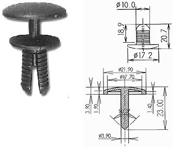 TÜÜBEL POLSTRILE 10MM 1TK DOBMAR