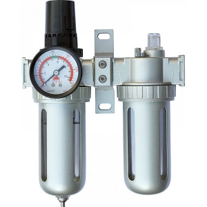 FILTER-REGULAATOR-ÕLITAJA 1 / 2". 1150L / MIN. 0-8BAR POOLAUTOMAATNE TÜHJEND. PCL