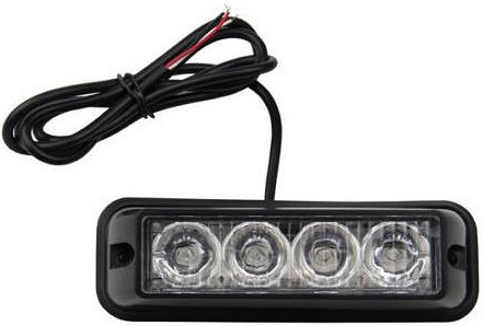 STROBO VILKUR KOLLANE 4-LED 12 / 24V R65 R10 120X45MM