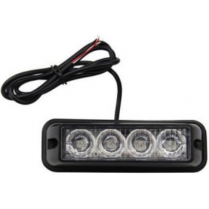 STROBO VILKUR KOLLANE 4-LED 12 / 24V R65 R10 120X45MM