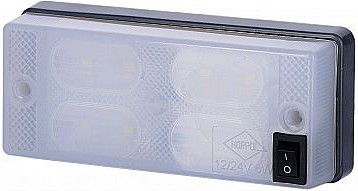 LWD658 SALONGI SISEVALGUSTI LED LÜLITIGA 12 / 24V (107.6MMX45.6MM)