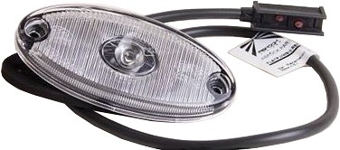 KÜLJETULI LED VALGE FLATPOINT II 12 / 24V 0.5M JUHE ASPÖCK 102X46MM