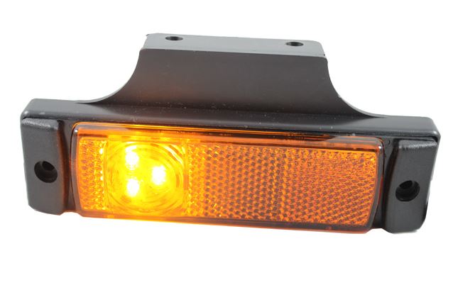 LD128 KÜLJETULI LED KOLLANE 12 / 24V JALAGA 0.5M JUHE (JALG ÄRAVÕETAV) 130X33X17MM