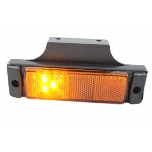 LD128 KÜLJETULI LED KOLLANE 12 / 24V JALAGA 0.5M JUHE (JALG ÄRAVÕETAV) 130X33X17MM