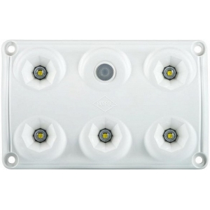 LWD2153 SALONGI SISEVALGUSTI 5-LED LÜLITIGA 75X120X16 12 / 24V IP65 2-REZIIMI