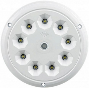 LWD2160 SALONGI SISEVALGUSTI ÜMAR 9-LED LÜLITIGA 142.5X6 12 / 24V IP65 2-REZIIMI