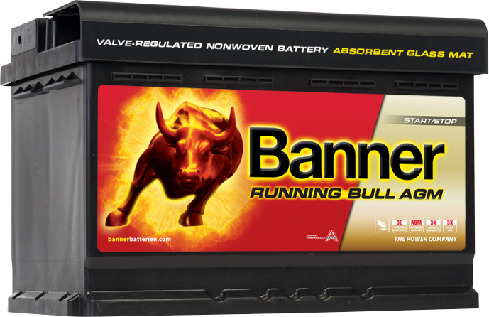 BANNER AKU RUNNING BULL AGM 70AH 278X175X190 - + 720A