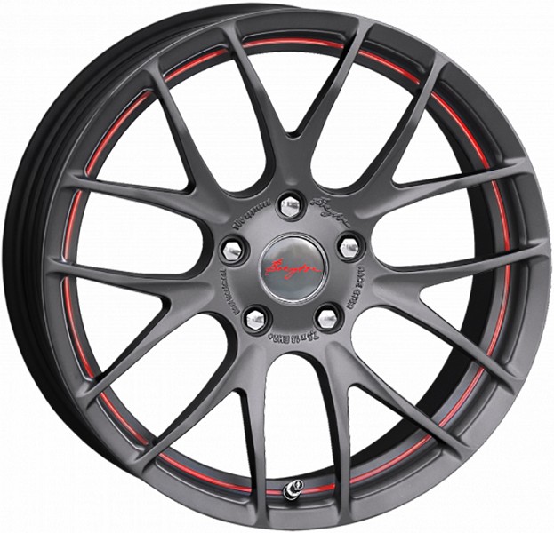 BREYTON GTS-R 7.0X17 4X100 / 40 (56.1) (MG / RED) KG500