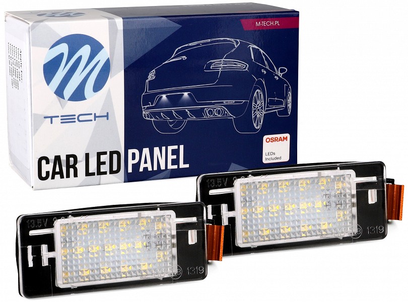 NUMBRITULI LED OPEL CANBUS 2TK M-TECH