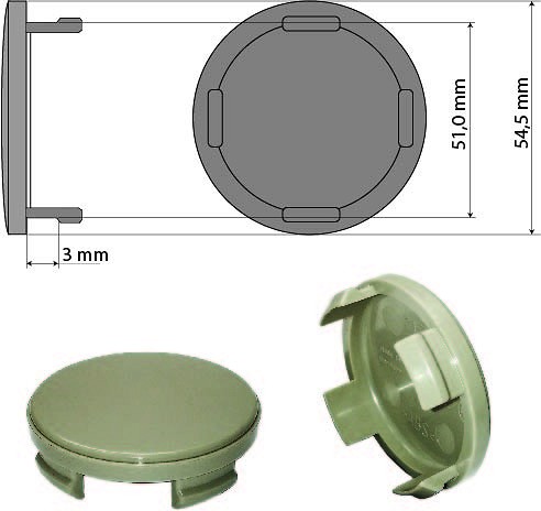 KAPSEL 54.5MM (LOGOTA) HALL. FORD-OE-VELJELE (OE-NR:6M21-1003-AA)