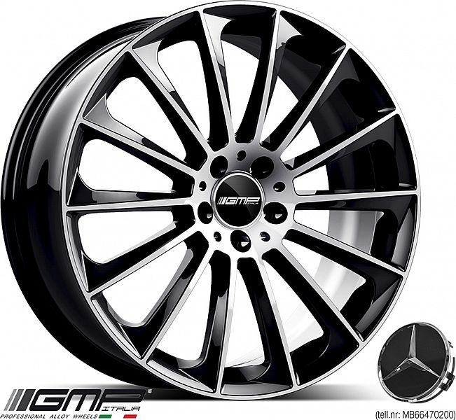 GMP STELLAR BD 8.0X18 5X112 / 35 (66.6) (Z) (PK / R14) (TUV) KG750