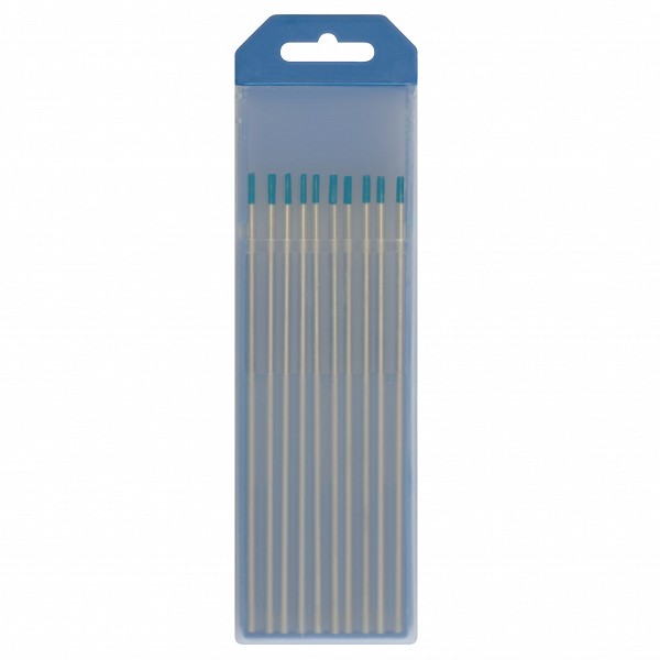 10 TUNGSTEN ELECTRODES LANTHANE WL20 Ø1.6 - BLUE (AC / DC - ALU /