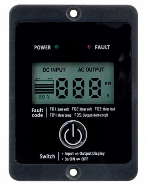 INVERTERI JUHTPULT PSW1002 / 1502 / 2002 GYS