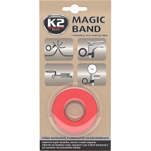 K2 MAGIC BAND ISOLEER- JA TIHENDUSTEIP 2.5CMX163CM PUNANE