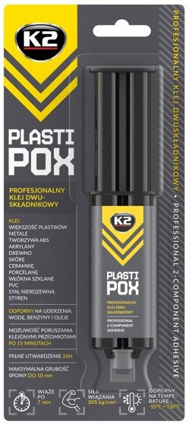 K2 PLASTIPOX KAHEKOMPONENTNE EPOKSIIDLIIM 25G