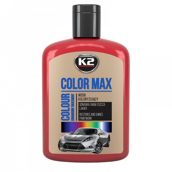 K2 COLOR MAX VÄRVIVAHA PUNANE 200ML