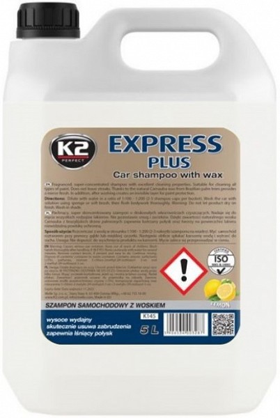 K2 EXPRESS PLUS AUTOŠAMPOON VAHAGA 5L