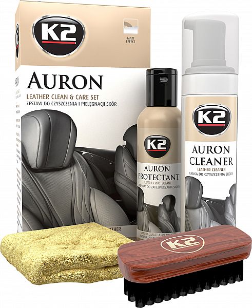 K2 AURON LEATHER CLEAN & CARE KIT NAHA PUHASTUS- JA HOOLDUSKOMPLEKT