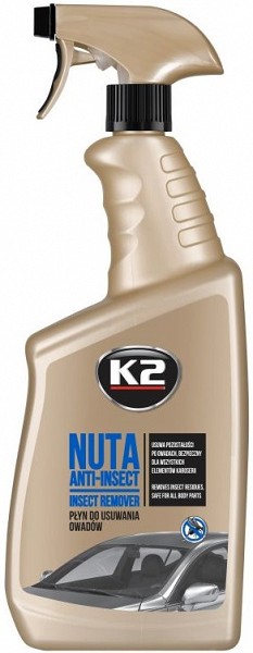 K2 NUTA ANTI INSECT KLAASIPUHASTUSVEDELIK / PUTUKATE EEMALDI 770ML / PIHUSTI