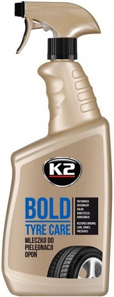 K2 BOLD REHVI HOOLDUS- JA PUHASTUSAINE  /  REHVILÄIGE 700ML / PIHUSTI