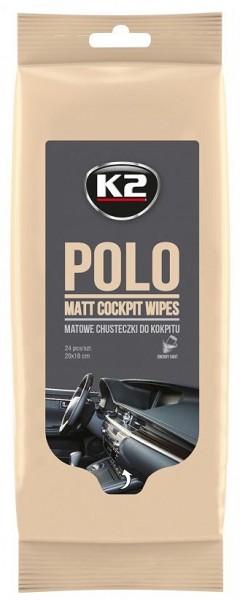 K2 POLO MATT COCKPIT WIPES SALONGIPUHASTUSLAPID MATT 24TK