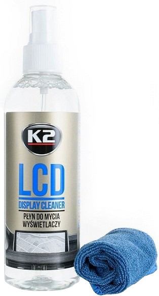 K2 LCD CLEANER EKRAANI PUHASTUSVAHEND 250ML / PIHUSTI + PUHASTUSLAPP