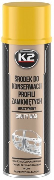 K2 CAVITY WAX KORROSIOONIKAITSE JA KONSERVEERIMISVAHA 500ML / AE