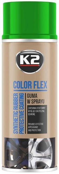 K2 COLOR FLEX EEMALDATAV KUMMISPREI HELEROHELINE 400ML / AE