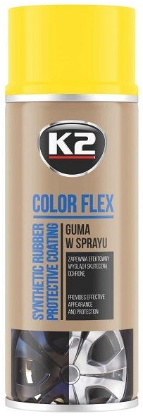 K2 COLOR FLEX EEMALDATAV KUMMISPREI KOLLANE 400ML / AE