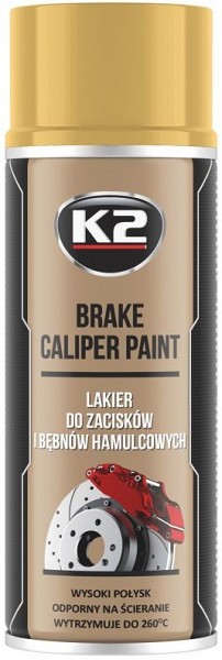 K2 BRAKE CALIPER PAINT +260°C KUUMAKINDEL VÄRV KULDNE 400ML / AE