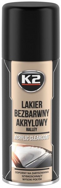 K2 ACRYLIC CLEARCOAT LÄBIPAISTEV AKRÜÜLLAKK 400ML / AE