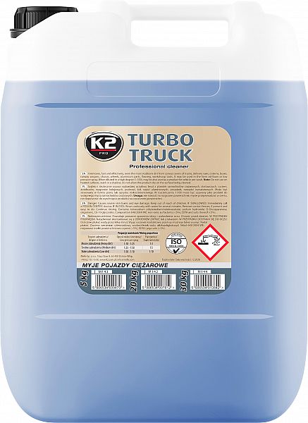 K2 TURBO TRUCK PROFESSIONAALNE PUHASTUSVAHEND 20L KONTS