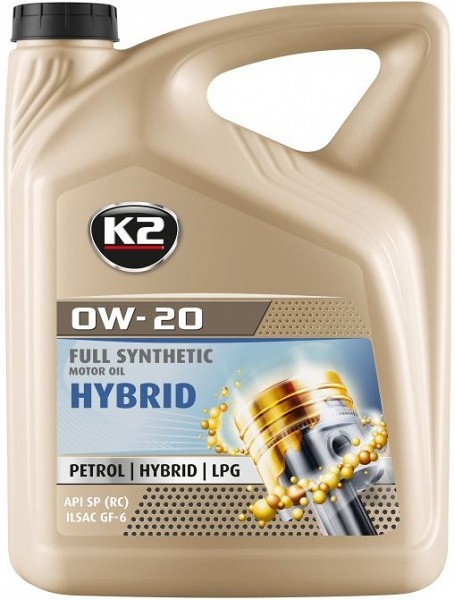 K2 HYBRID 0W20 FULL SYNTHETIC 5L (TÄISSÜNT.)