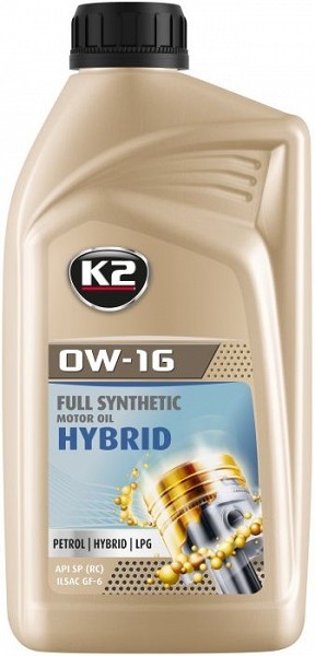 K2 HYBRID 0W16 FULL SYNTHETIC 1L (TÄISSÜNT.)