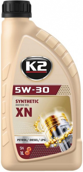 K2 TEXAR 5W30 SYNTHETIC XN SN. C3 / C2-12. MB229.31 1L (TÄISSÜNT.)