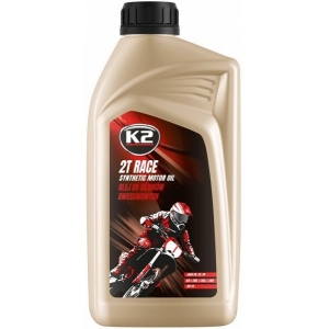 K2 2T RACE SYNTHETIC MOTOR OIL 2T MOOTORIÕLI PUNANE 1L (TÄISSÜNT.)