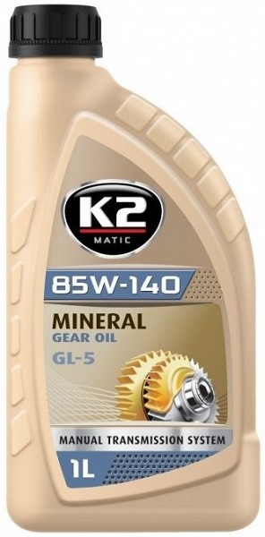 K2 MATIC 85W140 GL4 / GL5 1L (MINERAAL)