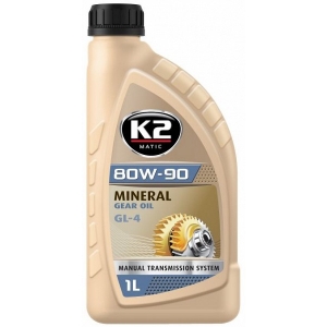 K2 MATIC 80W90 GL4 1L (MINERAAL)