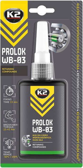 K2 PROLOK WB-03 RETAINING COMPOUNDS ROHELINE LAAGRILIIM 50ML